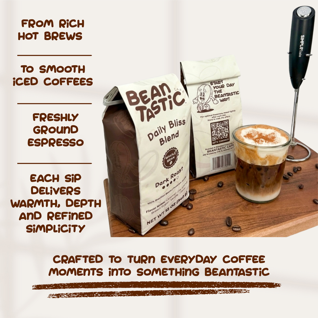 Daily Bliss Blend - Dark Roast Coffee, 12 oz
